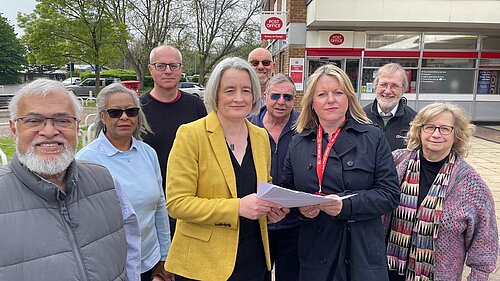 Claire Young at Yate Post Office