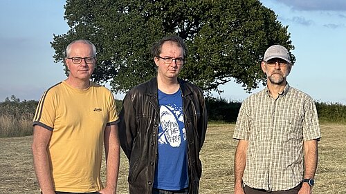 Cllrs Jon Lean, Tristan Clark and David Goodwin