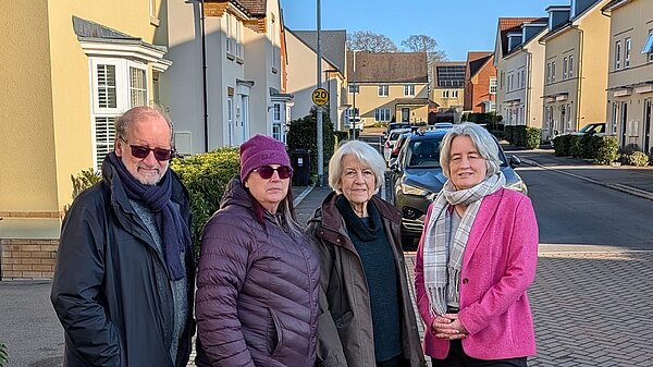 Claire with Fleecehold Campaigners