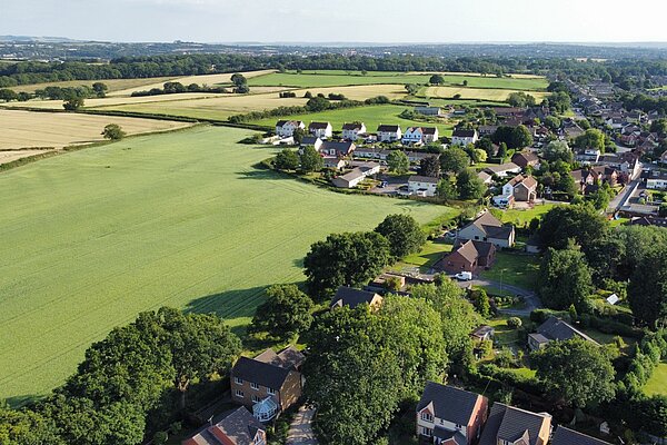 Green Belt around Frog Lane and Roundways
