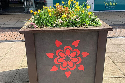 Planter in Yate Shopping Centre