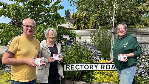 Jon Lean, Claire Young and Kate Andrews