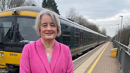 Claire at Yate Station