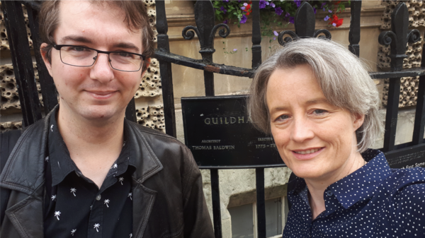 Claire and Tristan at the JSP public enquiry