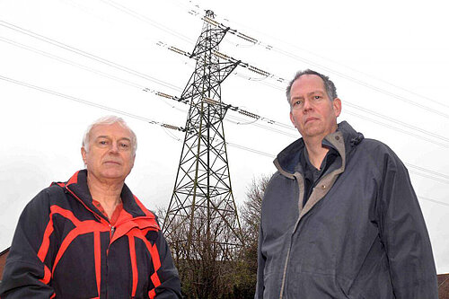 Eyesore pylons in Yate