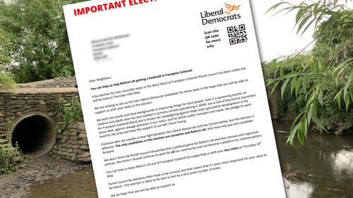 Kate and Jon's letter to residents