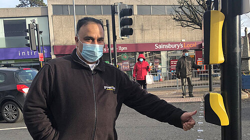 Raj Sood at Downend High Street Raj Sood at Downend High Street
