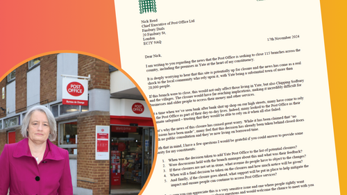 Claire's Letter to the Chief Exec of The Post Office