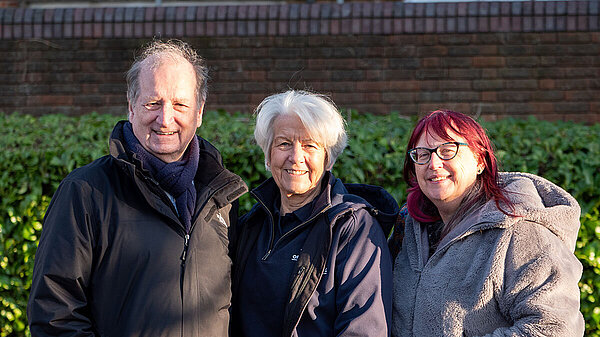 Chris Davies, Maggie Tyrrell & Jayne Stansfield