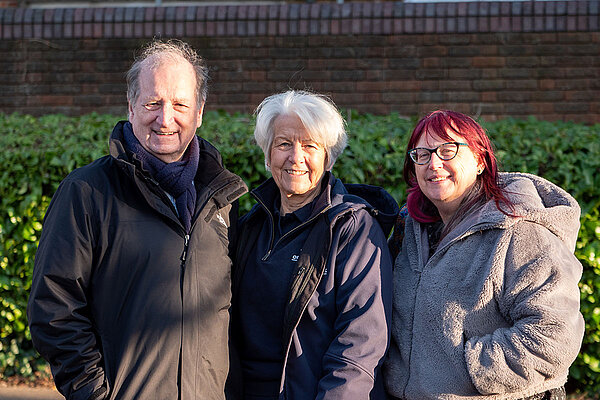 Chris Davies, Maggie Tyrrell & Jayne Stansfield