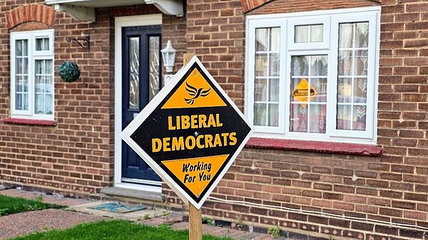 A Lib Dem Garden and Window Poster