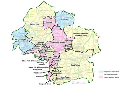 South Gloucestershire wards